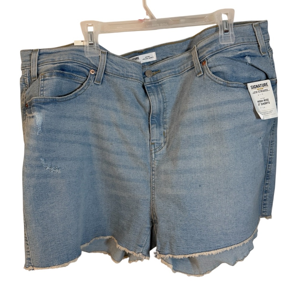 Signature by Levi Strauss Light Blue Jean Shorts